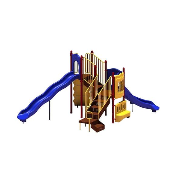 Ultra Play UPlay Today Timber Glen (Playful) Commercial Playset with Ground Spike