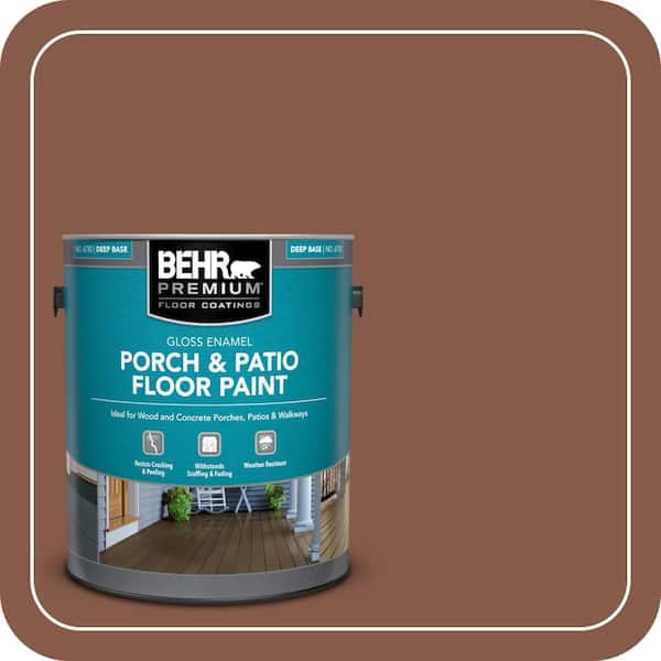 1 gal. #MS-05 Madera Gloss Enamel Interior/Exterior Porch and Patio Floor Paint