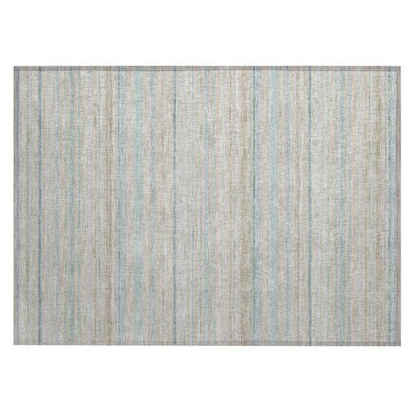 Chantille Machine Washable Indoor/Outdoor Abstract ACN3106 Linen 3 ft. x 4 ft. Area Rug