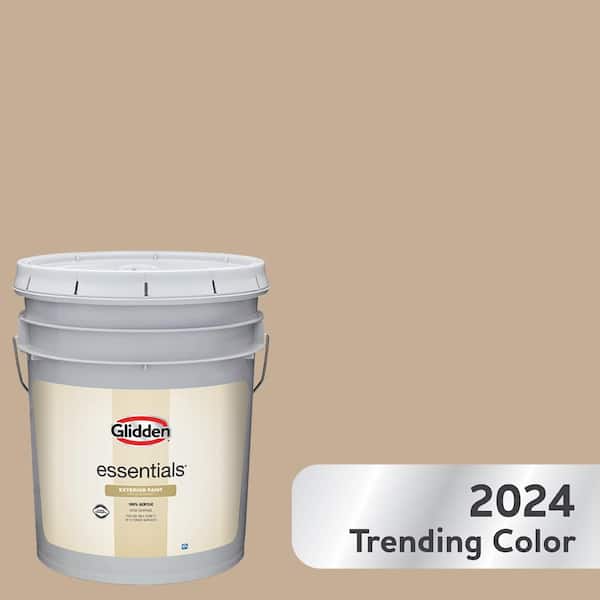 Glidden Essentials 5 gal. Persuasion PPG1077-3 Flat Exterior Paint