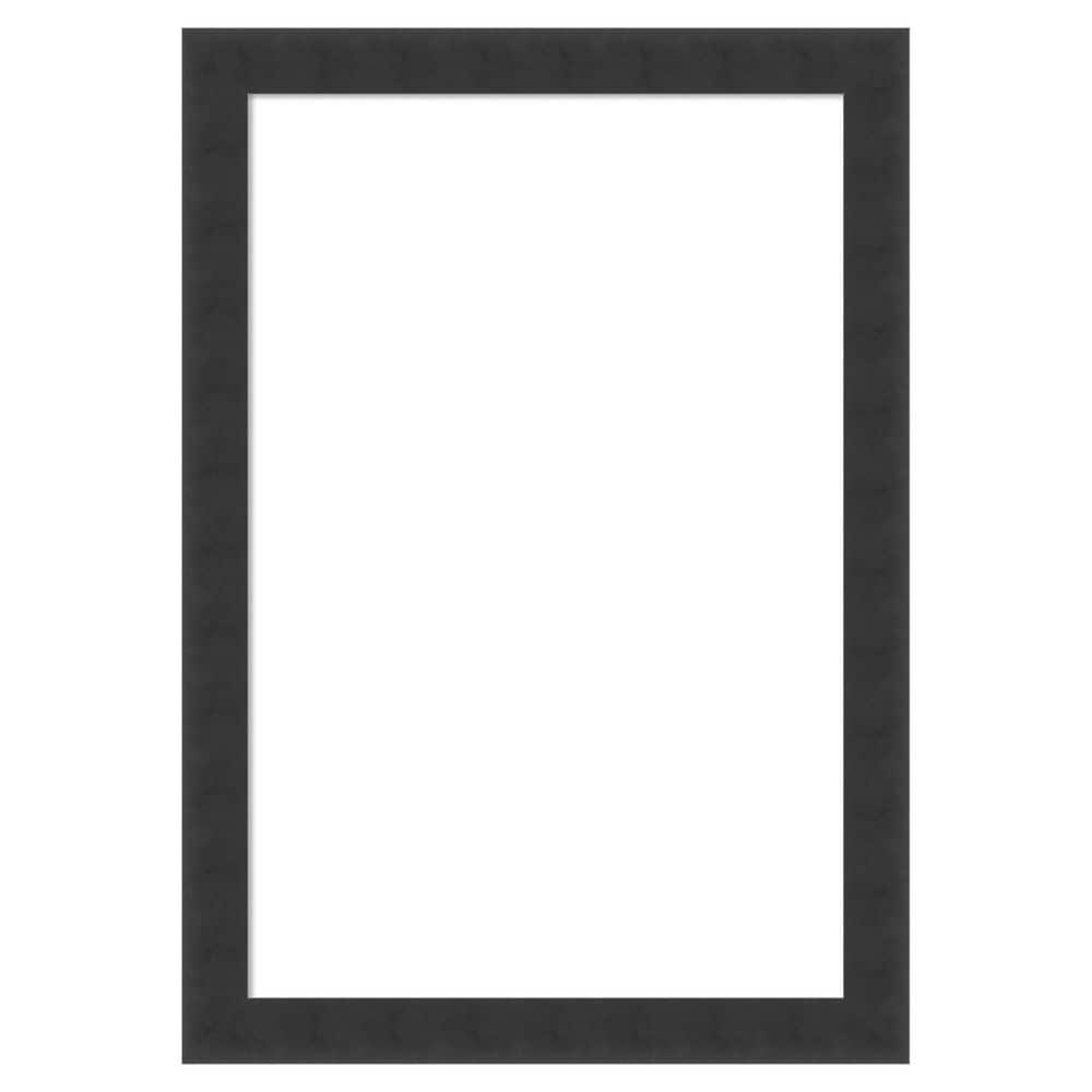Amanti Art Mezzanotte Black 14 in. x 20 in. Wood Framed Dry Erase ...