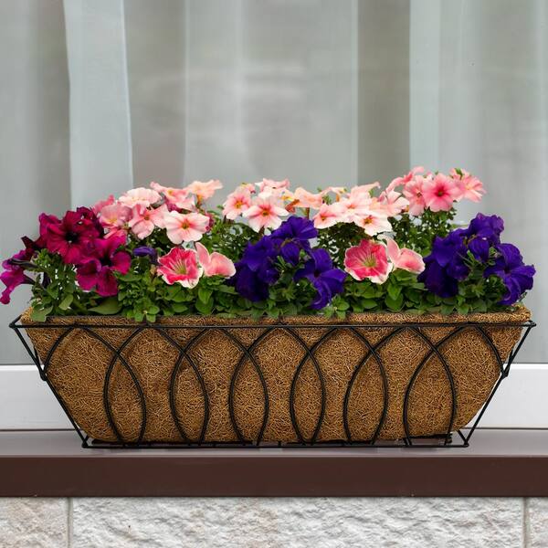 Vigoro 24 in. Premium Coco Window Box HD750043-001 - The Home Depot