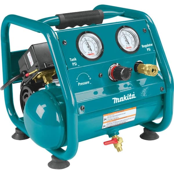1 Gal. 125 PSI Portable Electric Compact Air Compressor with Pneumatic 2 in. 18-Gauge Brad Nailer