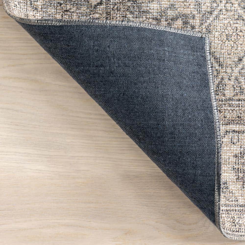 Hillstone 5x8 Red Synthetic Vintage Medallion Area Rug