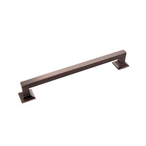 Studio 8-13/16 in. (224 mm) Oil-Rubbed Bronze Highlighted Cabinet Pull (5-Pack)