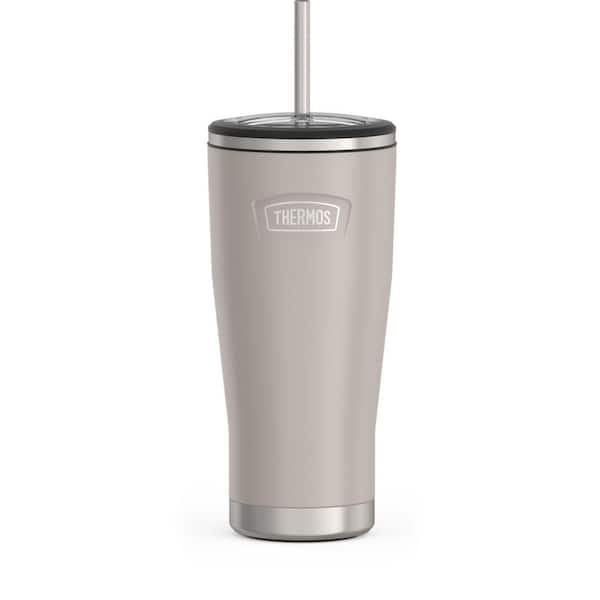 Thermos 18 oz. Vacuum Insulated Stainless Steel Cold Cup with Straw