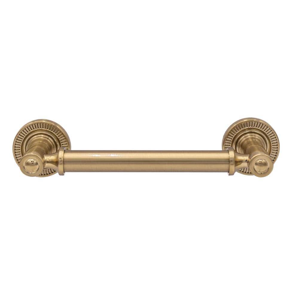 5-Pack Minted 4 in. (102 mm) Center-to-Center Traditional Satin Brass Bar Drawer Pull price history on PriceWatchPro