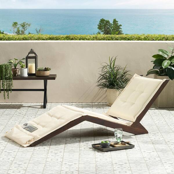 sonora wood folding lounger