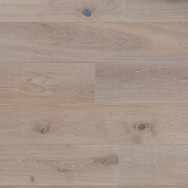 Timber Wolf XL Euro Oak 1/2 in. T x 7.5 in. W Tongue & Groove Wire Brush Engineered Hardwood Flooring (31.09 sqft/case)