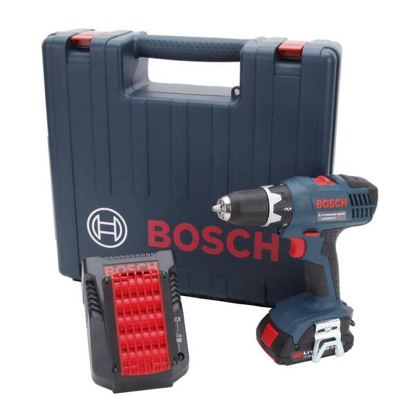 Bosch 18-Volt Lithium-Ion Compact Drill Driver with 2-Slim Packs and Charger