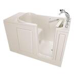 Exclusive Series 48 in. x 28 in. Right Hand Walk-In Soaking Tub with Quick Drain in Linen