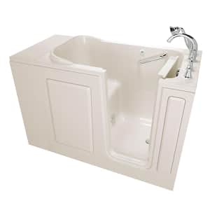 Exclusive Series 48 in. x 28 in. Right Hand Walk-In Soaking Tub with Quick Drain in Linen