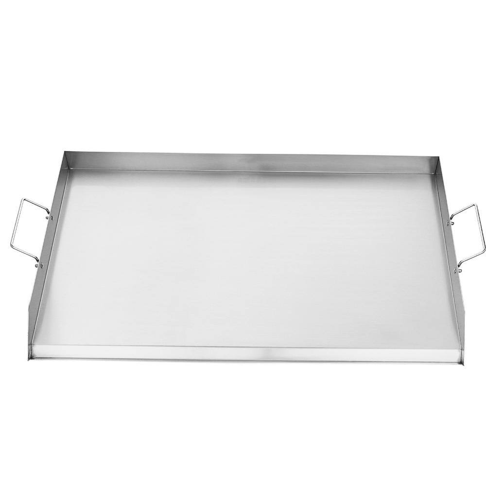 36 x 22 in. Stainless Steel Griddle Plate with Handles for Gas Grill, Large Flat Top Teppanyaki Surface price history on PriceWatchPro