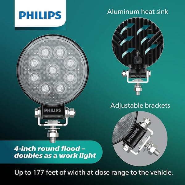 Philips Ultinon Drive LED Pod 4 in. Round Flood UD5012RX1 - The