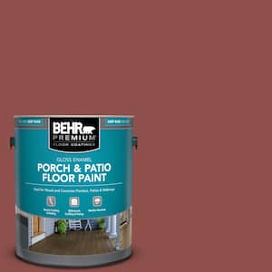 1 gal. #S140-6 Moroccan Ruby Gloss Enamel Interior/Exterior Porch and Patio Floor Paint