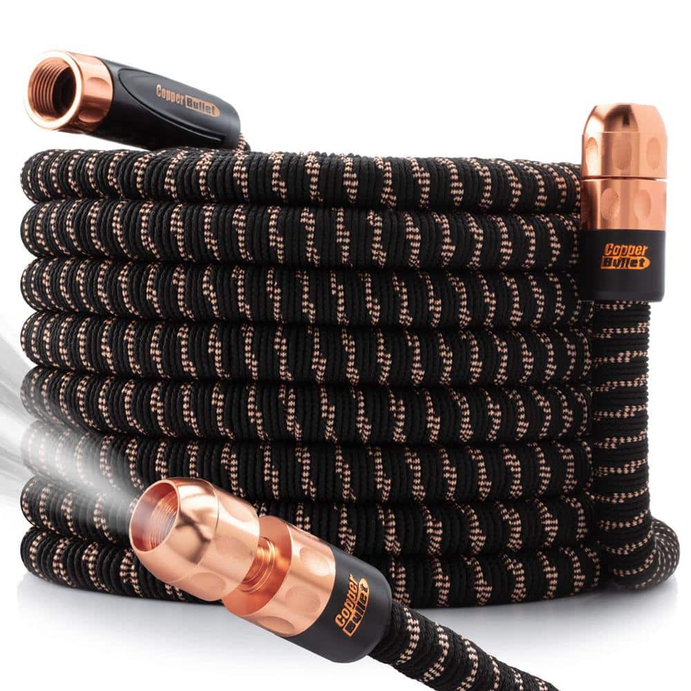 650 Hose 100 Home Bullet psi Pocket Depot in. Dia Hose ft. Kink-Free x The Expandable Lightweight Copper 3/4 Lead-Free - 16262