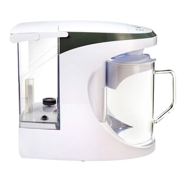 AquaTru Carafe Alkaline Mineral Boost Countertop Water Purifier 4-Stage Ultra Reverse Osmosis Technology BPA Free