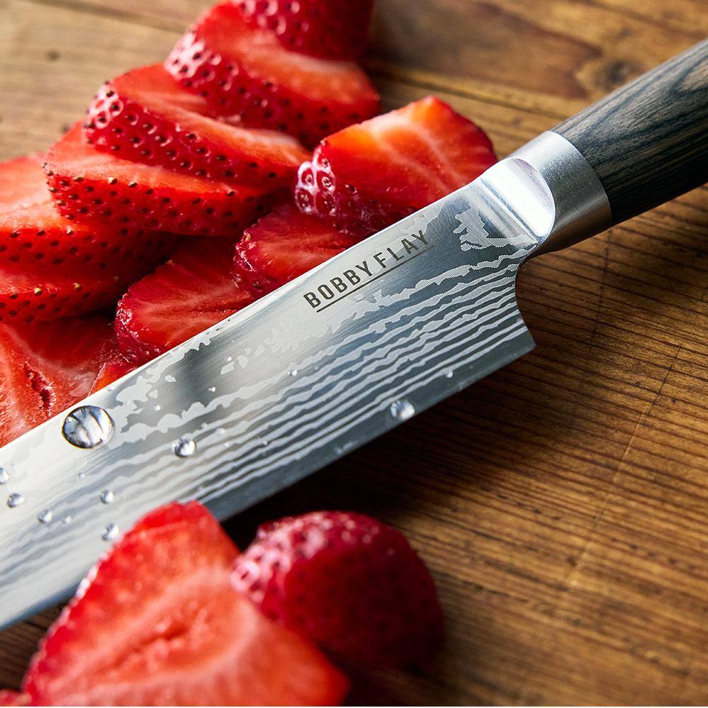 Bobby Flay by GreenPan Stainless Steel 8" Chef's Knife with Sheath