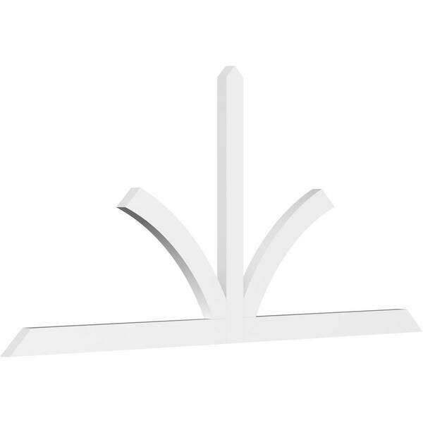 Ekena Millwork Richland 96 in. W x 44 in. H x 2 in. D Signature Polyurethane Bracket