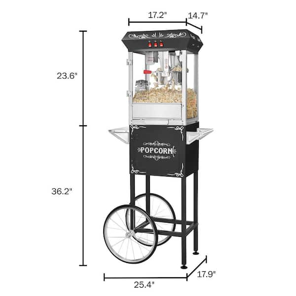 Great Northern Popcorn 1 Cups Oil Popcorn Machine, Stainless Steel