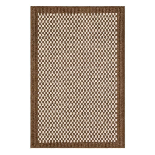 Olympia 3 ft. x 4 ft. Starch Machine Washable Area Rug