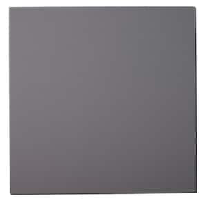 24 in. x 24 in. Fabric Square Sound Absorbing Acoustic Panels in Gray (2-Pack)