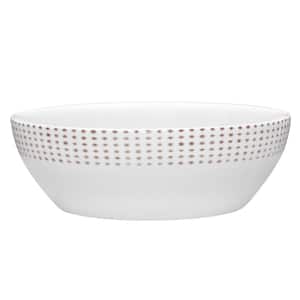 French Home Recycled Clear Glass 12W x 6H, Coastal Salad Bowl and Olive  Wood Servers GRP311 - The Home Depot