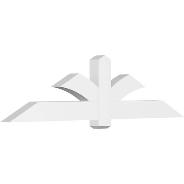 Ekena Millwork Redmond 84 in. W x 21 in. H x 4 in. D Signature Polyurethane Bracket