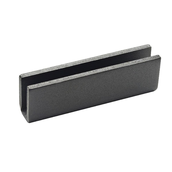 TRUporte 3-1/8 in. X 5/8 in. Black Steel Rail Connecting Adapter Hardware Kit