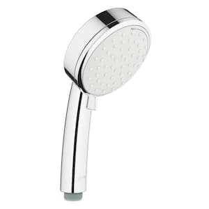 Tempesta 2-Spray 3.9 in. Single Wall Mount Handheld Rain Shower Head in Chrome