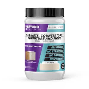 1 qt. Off White Cabinets, Countertops, Furniture and More Multi-Surface All-in-One Interior/Exterior Refinishing Paint