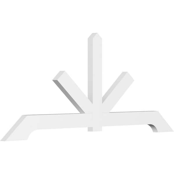 Ekena Millwork Vanguard 72 in. W x 30 in. H x 2 in. D Signature Polyurethane Bracket