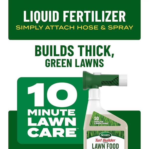 Turf Builder Liquid Lawn Food 32 fl. oz. 2,000 sq. ft., Liquid Lawn Fertilizer for Any Grass Type, 29-0-3