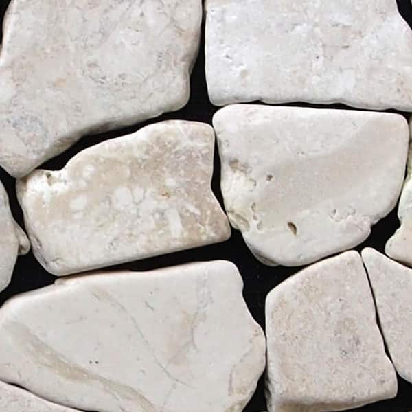 Fit Mosaic Tile Sample Color White 4 in. x 6 in.