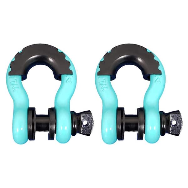 EVEREST 3/4 in. Shackles with 7/8 in. Pin with Isolators 2pack