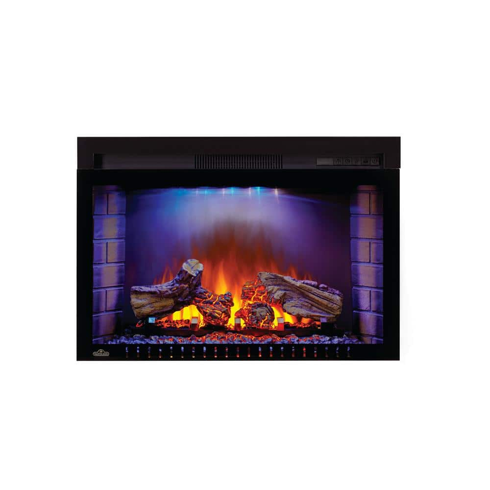 Napoleon 29 In Cinema Series Electric Fireplace Insert Nefb29h 3a The Home Depot