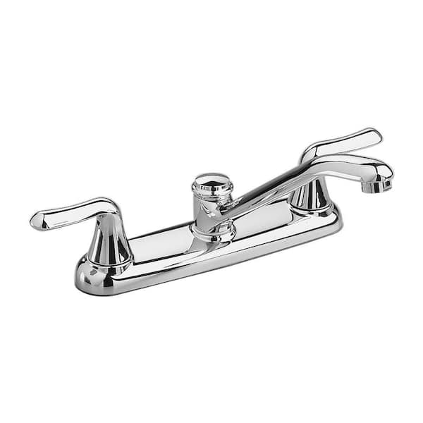 American Standard Colony Soft 2-Handle Standard Kitchen Faucet with 2.2 gpm in Polished Chrome