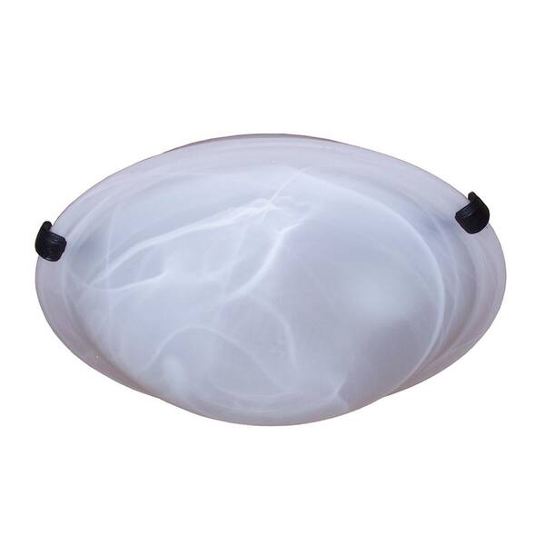 Cambridge 3-Light Black Flushmount