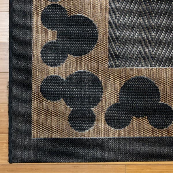 Buy Black Mickey Mouse Louis Vuitton Area Rug - Rugwix Decor in