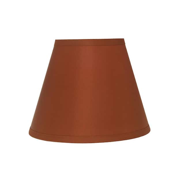 Aspen Creative Corporation 9 in. x 7 in. Redwood Hardback Empire Lamp Shade