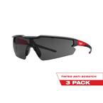 Tinted Safety Glasses Anti-Scratch Lenses (3-Pack)