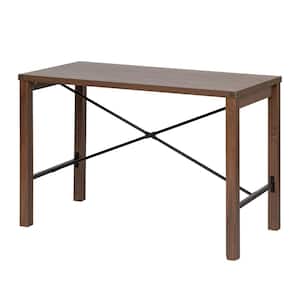 Xiaotao 47 in. Retangular Brown Manuefactured Wood Writing Desk