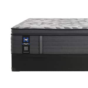 Sealy Posturepedic Plus 14 in. Medium Euro Pillow Top Mattress Set with 9 in. Foundation, Twin