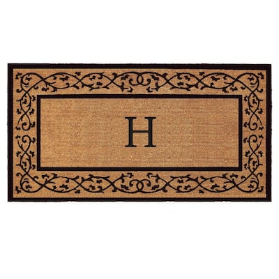 Calloway Mills 107383048 Modern Black Welcome Doormat 30 x 48