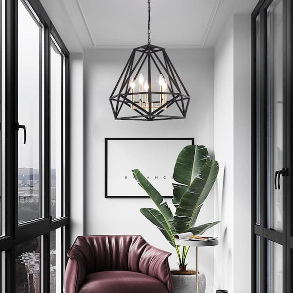 Maxax Tallahassee 5 - Light Unique Geometric Chandelier with