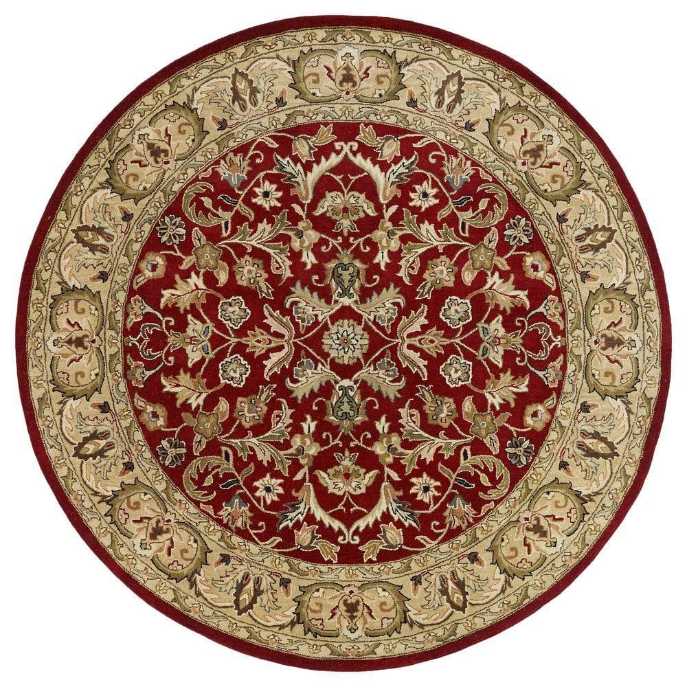 Kaleen Mystic William Red 6 ft. x 6 ft. Round Area Rug -  6001-25 5.9 Rnd