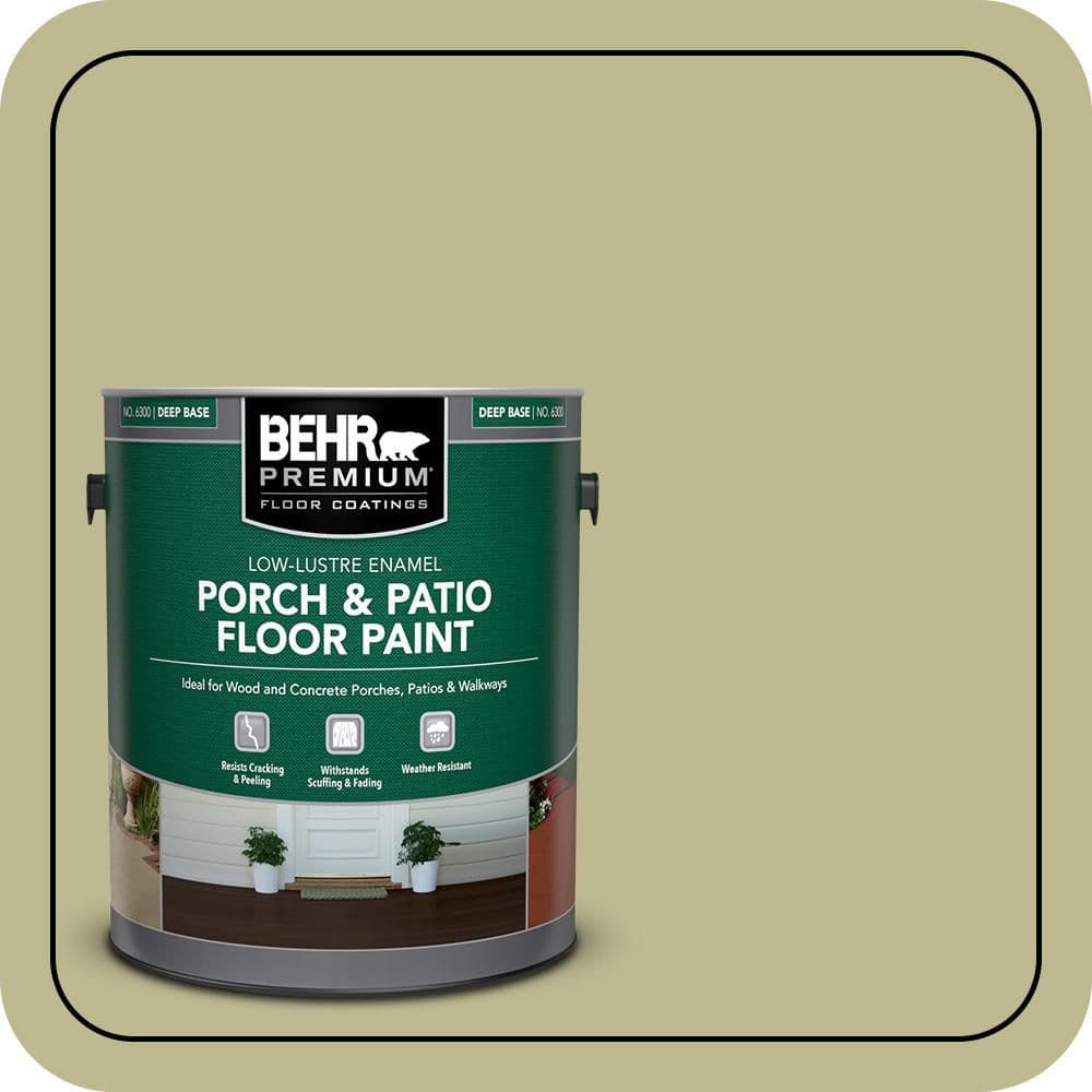 1 gal. #S340-4 Back To Nature Low-Lustre Enamel Interior/Exterior Porch and Patio Floor Paint price history on PriceWatchPro