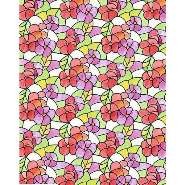 dcfix 17 in. x 59 in. Lisboa Summer Static Cling Window Film