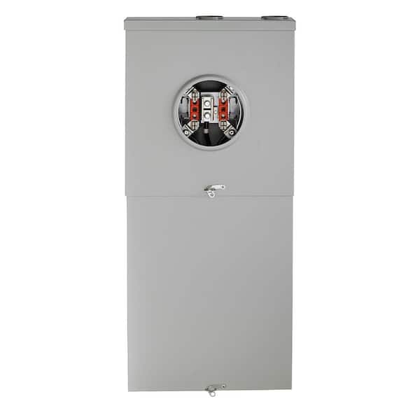 150 Amp Outdoor Meter Main Combo, 8-Spaces, Ringless with Internal Trough LS815-BTD