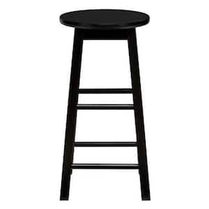 13.00 in. x 13.00 in. x 29.00 in. Black Wood Kitchen Counter Stools